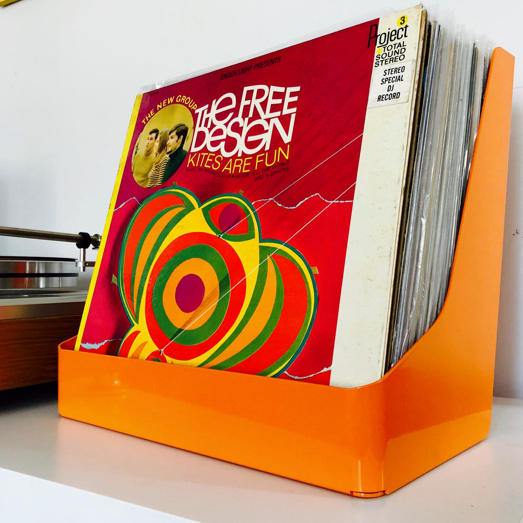 LPBIN3 Vinyl Record Storage Cabinet with Wheels